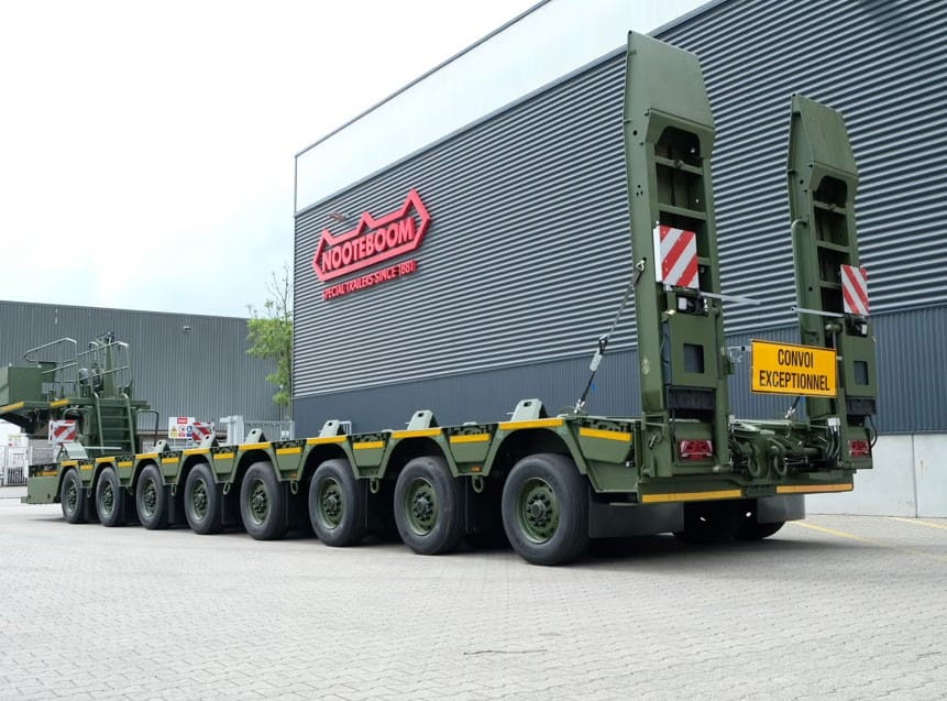 Vrachtwagen aanhanger